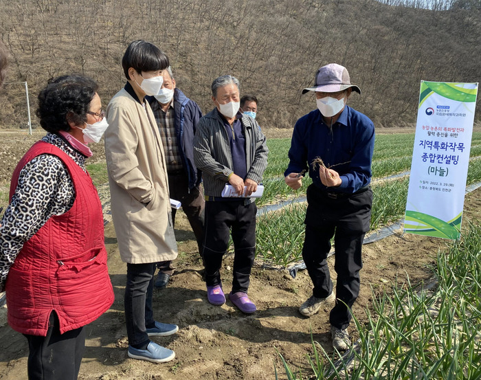 진천군농업기술센터, 지역특화작목 발전 위한 마늘 종합 컨설팅 진행