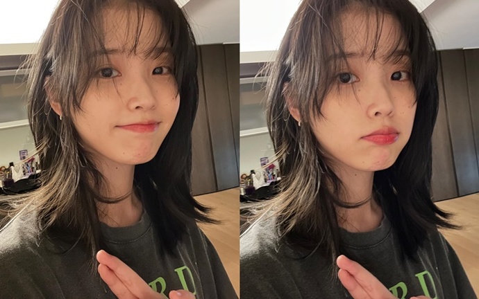 ‘브로커’ 아이유(이지은), 헤어스타일 변신..근황 셀카로 뽐낸 청순+러블리 매력