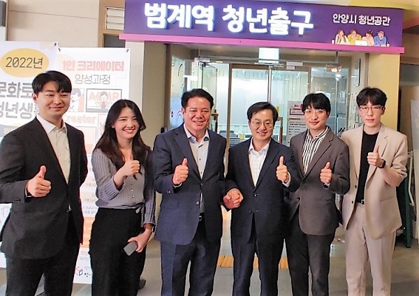 김동연 더불어민주당 경기지사 후보 안양 방문