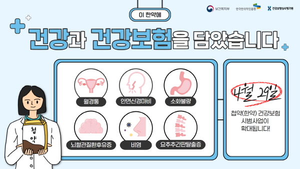 4월 29일부터 첩약 건강보험 적용 2단계 시범사업 실시