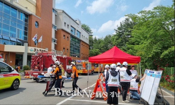 [거창소식] 거창군립노인요양병원 화재 대피 훈련