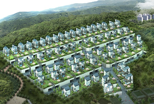 57세대 대단지 도심형 맞춤설계 타운하우스 용인 로잔빌리지 분양