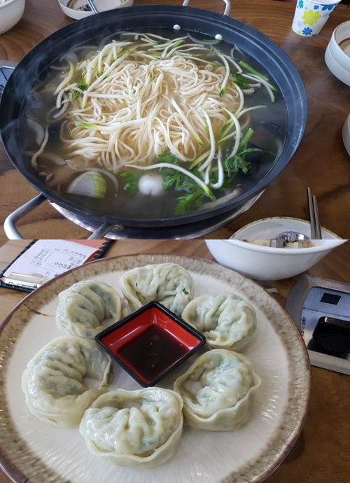 겨울철 미각 자극하는 해물 칼국수, 안면도 맛집 전통딴뚝칼국수