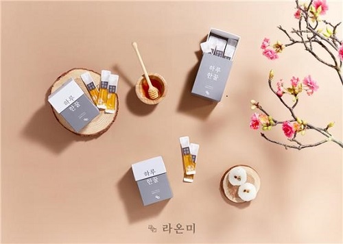 설날 선물세트 선호도 1위 건강기능식품, 라온차&하루한꿀 할인 진행