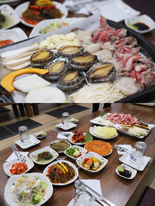 안산 고잔동 맛집 막퍼전복, 귀한 전복에 고소한 차돌박이, 쫄깃한 관자 올린 전복삼합…맛도 영양도 3배