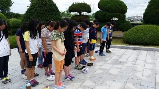 노성초등학교 순국선열 넋을 기려요