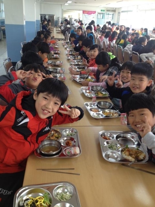 당진초등학교, 지역농민을 위한 학교급식 식단운영