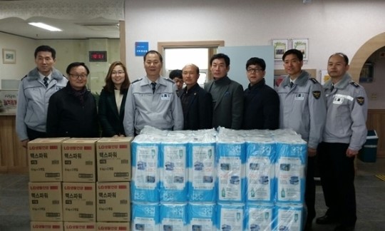 아산署, 사회복지시설 위문