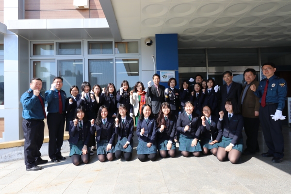 공주서,학교폭력 안심학교인증패 제막식