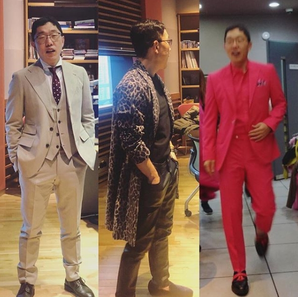 신우식, 이게 누구야 김제동 맞아? 이게 몸인지 옷인지 알 수가 없다...하지만 저도 옷맵시가 뒤처지진 않아...