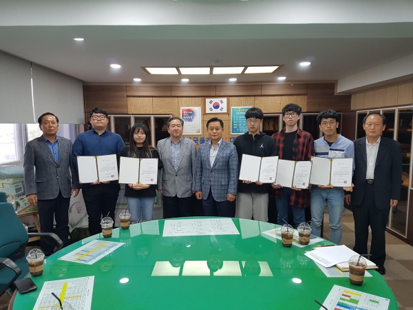우신전자산업(주) 심순택 대표,폴리텍IV대학에 장학금 전달