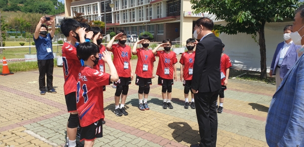 제50회 전국소년체육대회 핸드볼 경기 천안서초등학교 우승