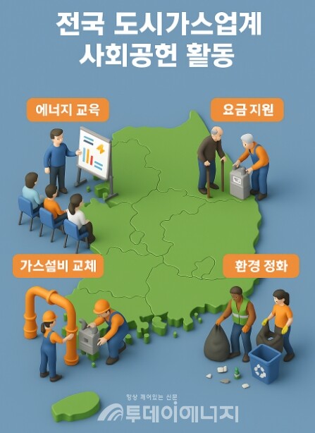 [기획] 전국 도시가스업계 사회공헌 대장정