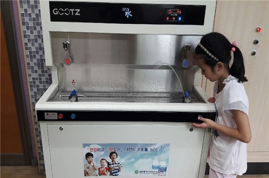 대전시상수도사업본부,  23개 학교에 음수대 설치