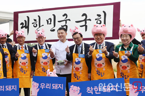 우리 한돈,  안심하고 먹어도 돼지