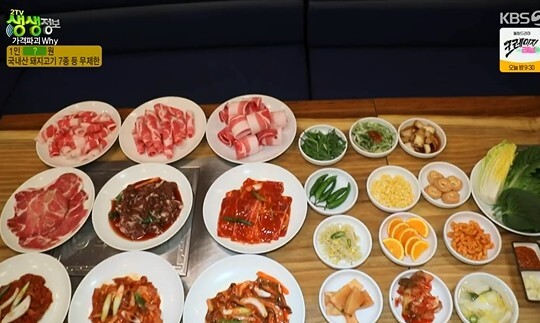 2TV저녁 생생정보 가격파괴 Why, 광주 1만 2000원 국내산 돼지고기 7종+닭갈비+오징어 등