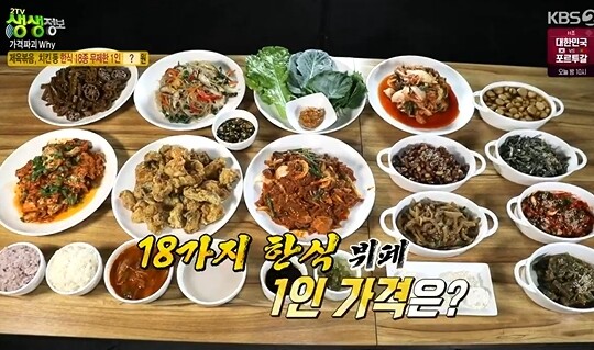 2TV저녁 생생정보 가격파괴 Why, 대구 7000원 한식뷔페 질리지 않게 메뉴 바꿔
