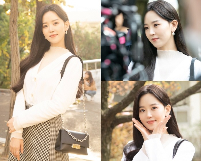 강한나, 간 떨어지는 동거 비하인드컷 공개…글자 그대로 캠퍼스 여신