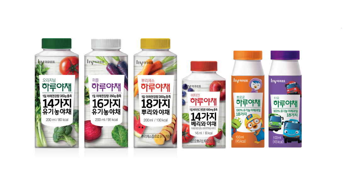 한국야쿠르트, 국내 최초 냉장유통 야채주스 하루야채