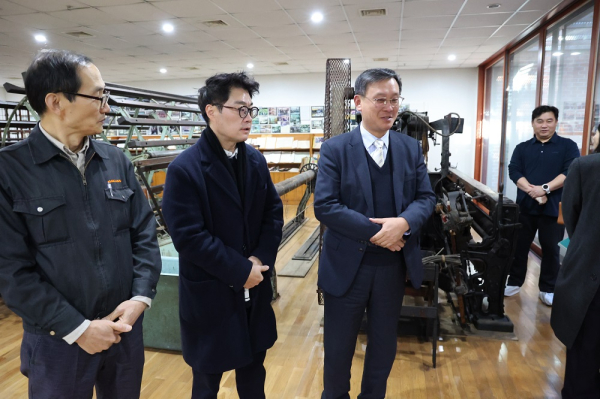 서울세관장, 경기 이천 중소 섬유 수출기업 세창상사(주) 현장방문