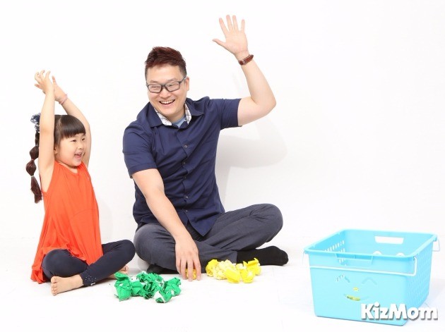 아빠와 함께하는 여름 실내 운동놀이
