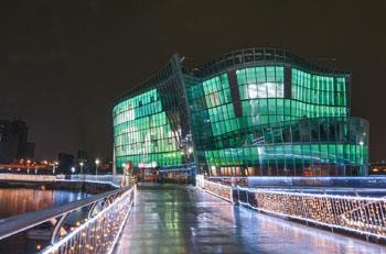 세빛섬, 녹색조명으로 빛난다