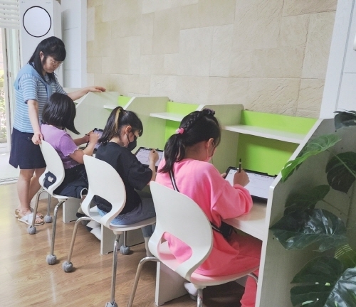 아파트 재택 형 주부에게 유리한 수학 공부방