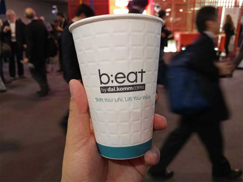 [MWC19] 인공지능 로봇 바리스타가 운영하는 무인 카페, 비트 2E