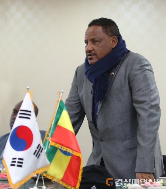 주한 에티오피아 대사, ㈜한동아스콘 방문