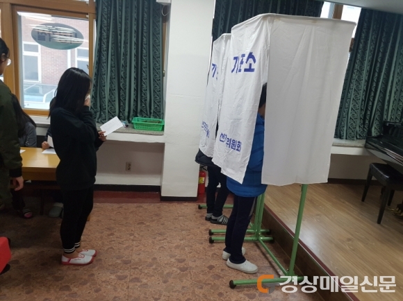봉화군 춘양초등학교, 전교학생회 임원 선출