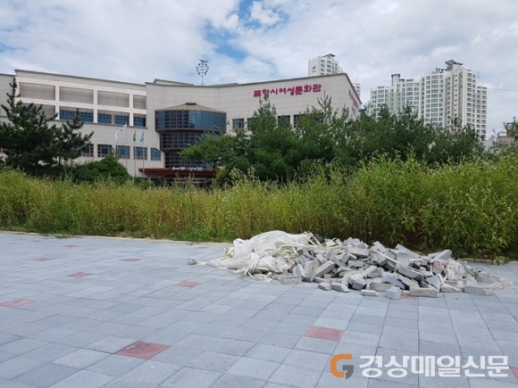 <카메라 고발> 주민 불편 우현구획정리지구 공사 지지부진