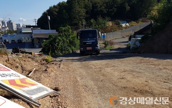포항, 병원 주차장 공사현장 세륜시설 나몰라라 ‘배짱공사’