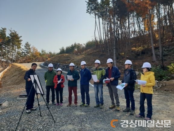 청도군의회 청도자연휴양림 조성사업 현장 방문