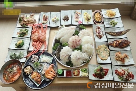 30년 전통 강릉맛집 그린횟집, 평일 예약 손님에게 참치회 제공