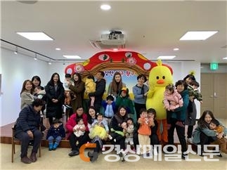 군위군립 보듬이나눔이 어린이집, 설맞이 경로당 방문