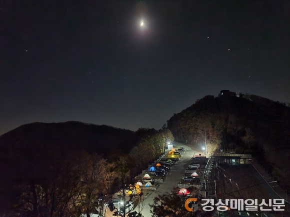 문경시, 단산숲속캠핑장서 코로나 안전캠핑 팸투어