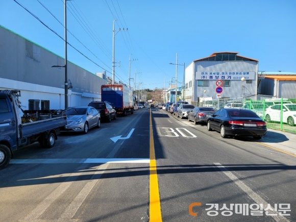 대구 서구, 교통사고 위험요인 제거…와룡로 65길 안전시설 개선