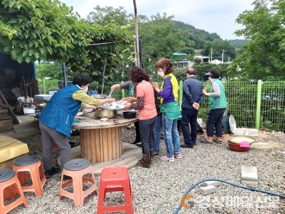 포항시 흥해읍, 사랑의 삼계탕 나눔 행사