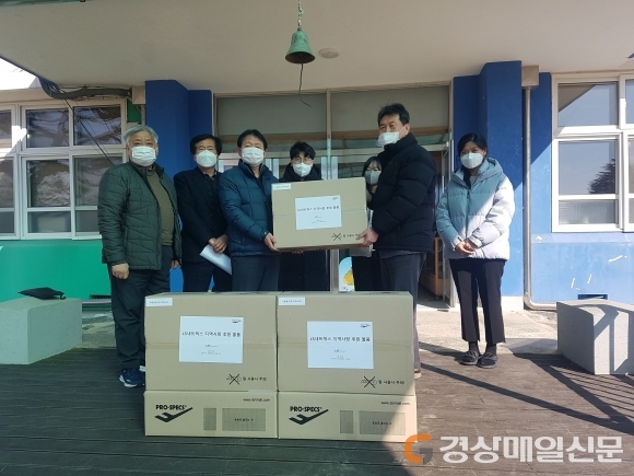 상주LS네트웍스 물류센터, 낙동면 초등생에 나눔 실천
