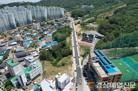 경산, 29억 투입 백천동 도시계획도로 개설