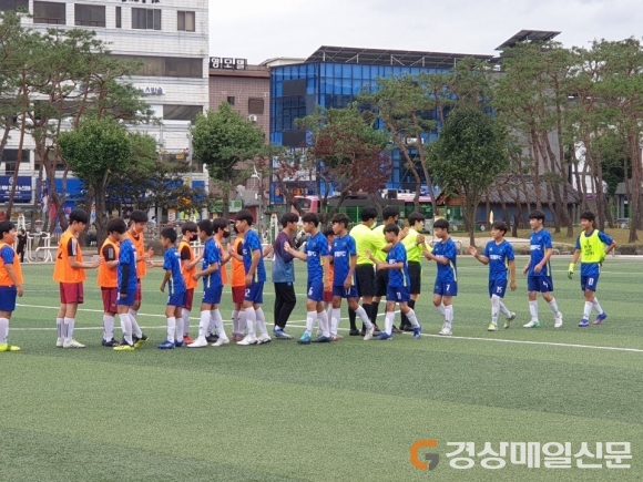 영덕 영해초, 경북학교스포츠클럽 축구대회 2위 입상