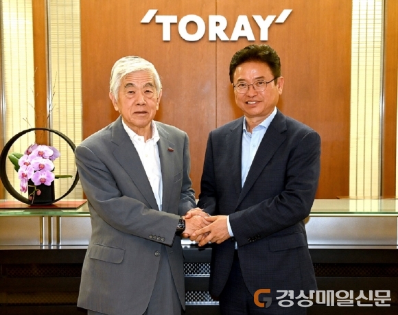 日 도레이 찾은 이철우 경북도지사, 탄소섬유 육성 논의