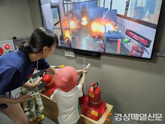 포항북부소방서, 해수욕장 찾아가는 119이동안전체험센터 운영