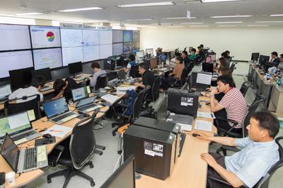 미리보는 광주U대회 기능 현장  IT종합상황실(ITCC)