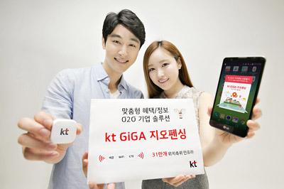 온·오프라인 기업마케팅 ‘KT 기가 지오펜싱’ 출시