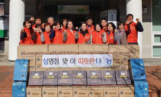 신창동 지사협, 배려계층에 명절선물 전달