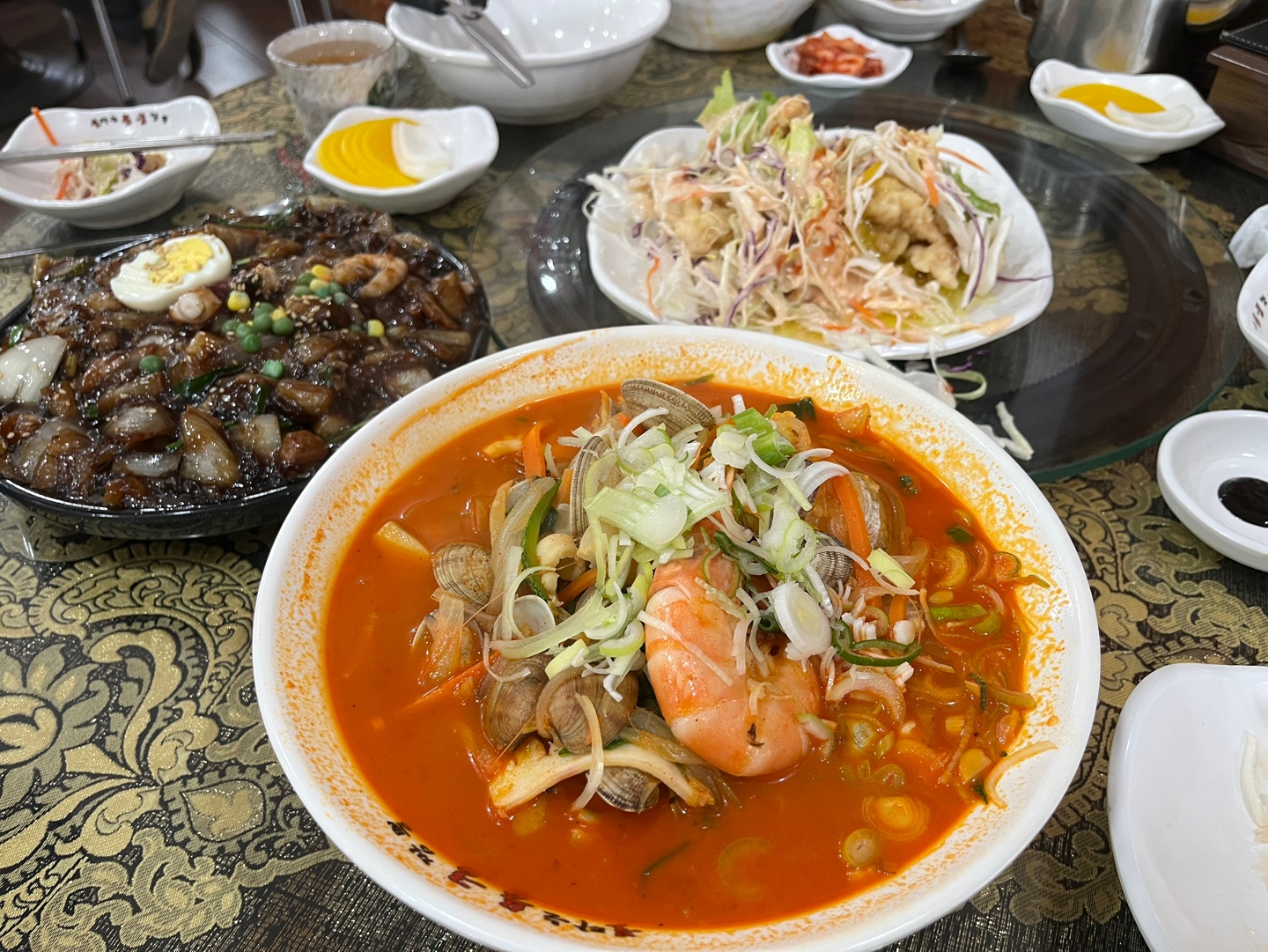 [무슐랭] 광주근교 화순 벚꽃 명소 근처맛집, 불타는 용궁짬뽕