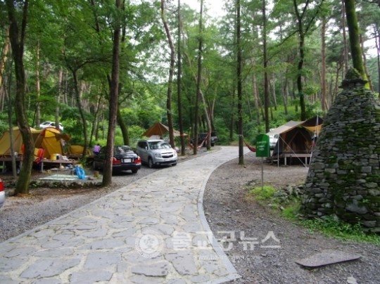 만수산자연휴양림, 야영장 개장