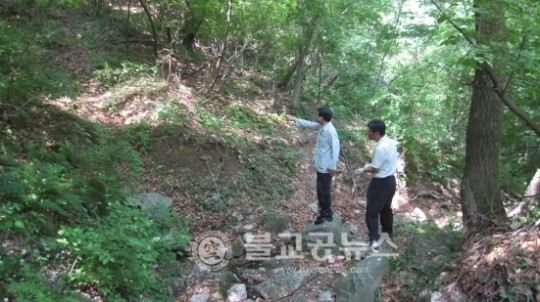 성거산 일대 안전점검