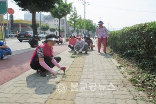 율량사천동 직능단체  환경정비